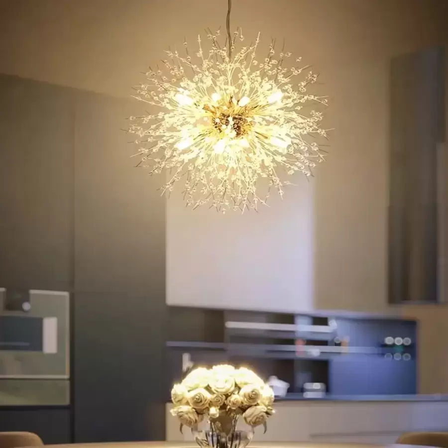 Schönbrunn Crystal Chandelier, 6x G9, 40 cm átmérőjű, fényes arany, állítható magasság