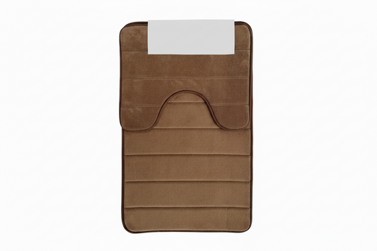 3 db-os fürdőszőnyeg készlet, 50x40 cm, kék, csúszásmentes