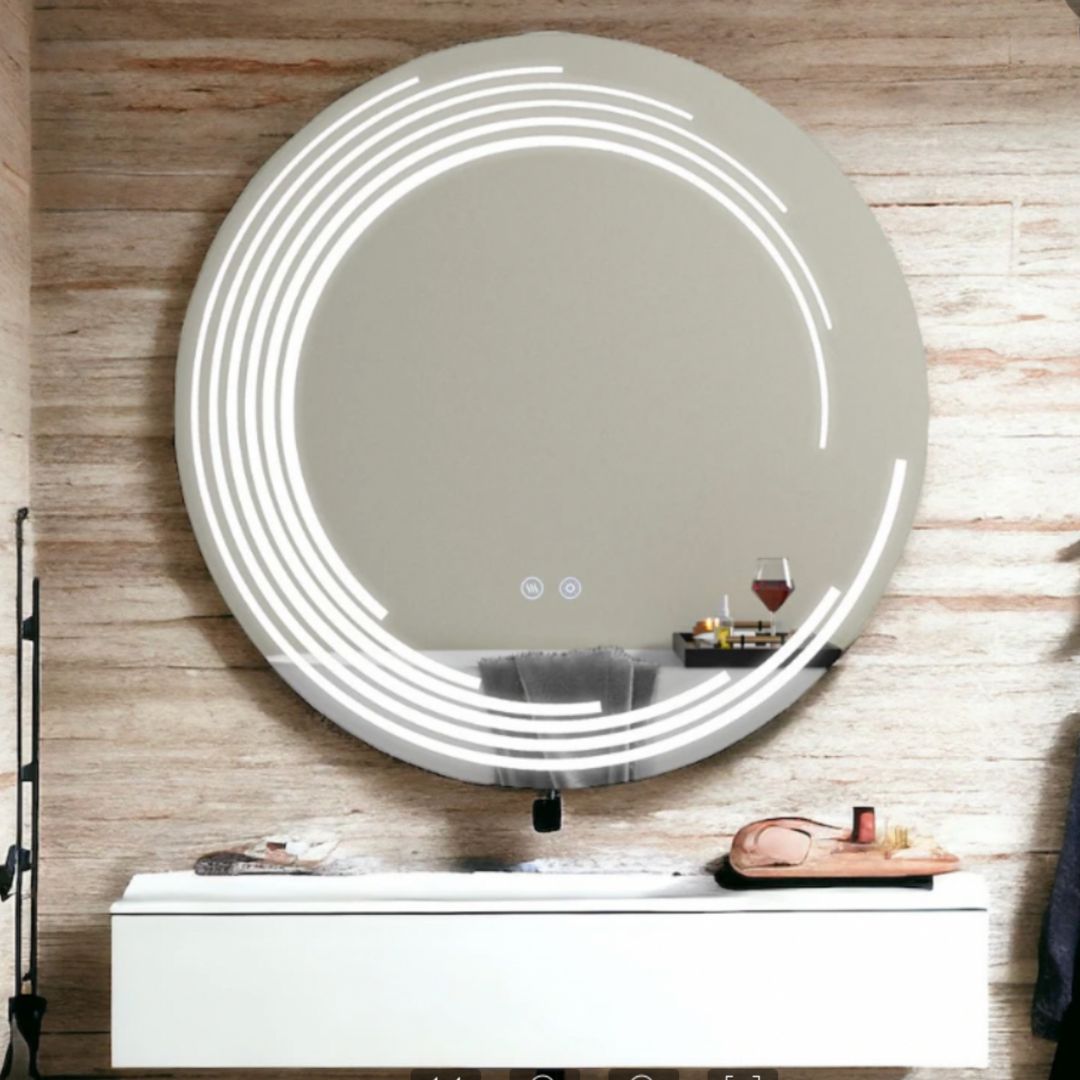 Mirror LED kerek 60 cm -es lira verità touch rendszer dimálható behatolás