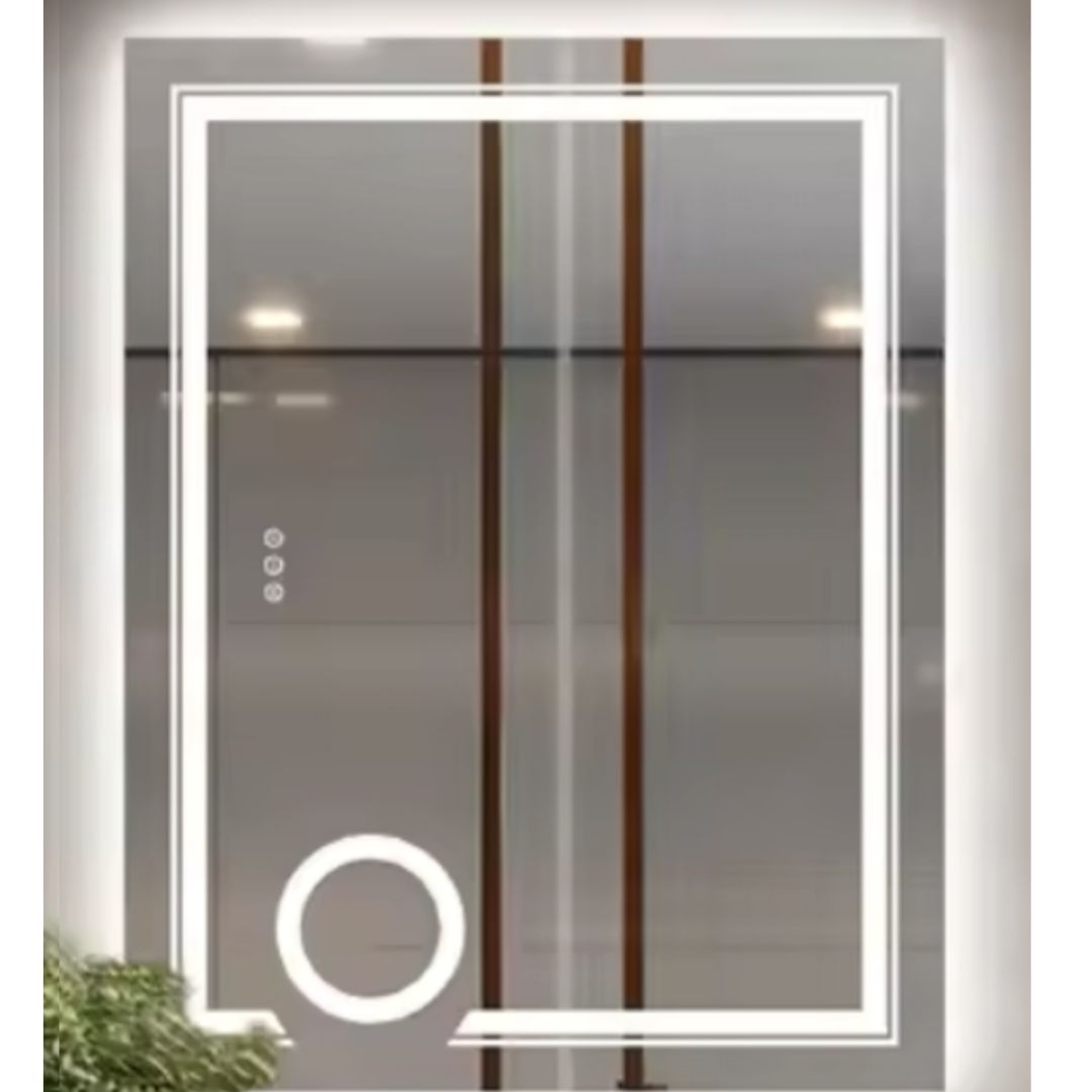 Mirror LED téglalap alakú 60x80cm Magia Canto Touch System Dimable Belerció