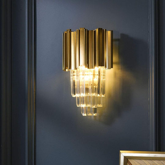 BLOIS Piccolo Cristal csillár lámpa, 2xE14, arany alapértelmezett beltéri fali lámpa Cím Alessandro Design