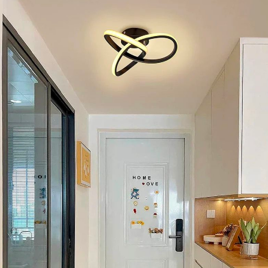 LED LED Vertex Infinitum 26W, hideg/forró/semleges fény, fekete