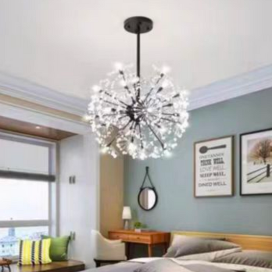 Crystal Chandelier Petalo Amadeo, 49 cm átmérőjű, 18xg4, fekete