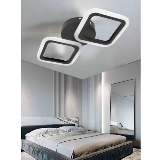 LED LED Pulsaris, 22W, akril, fekete, 4000K, IP.20