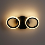 A vágy LED Mara 19W, 2 kör, hideg/forró/semleges fény, fekete
