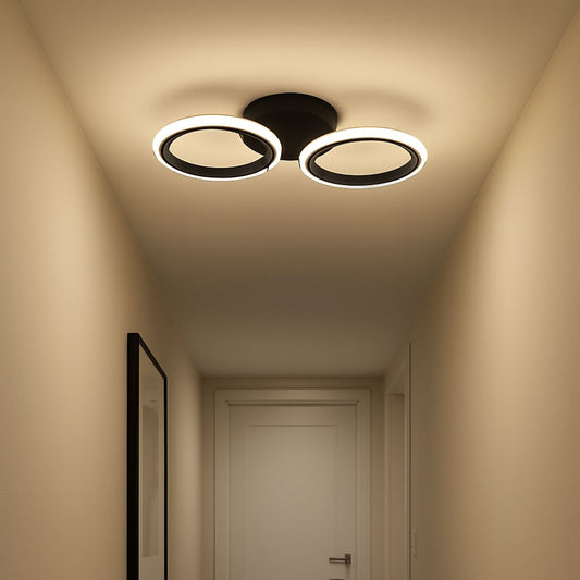 A vágy LED Mara 19W, 2 kör, hideg/forró/semleges fény, fekete