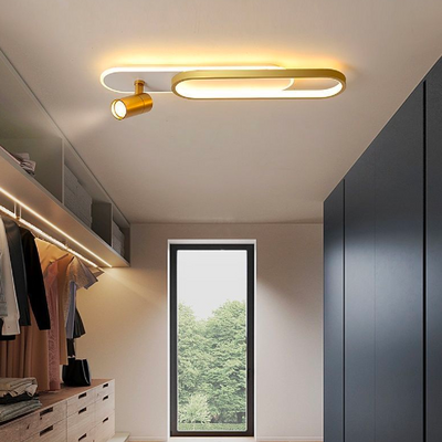 LED -csillár Fisso Camilla állítható kivetítővel, 49W, hideg/forró/semleges fény, fényes arany