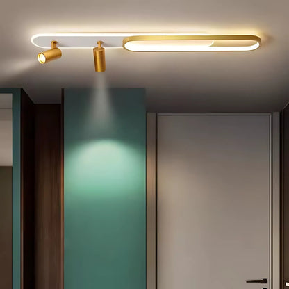 LED -csillár Fisso Camilla állítható kivetítővel, 69W, hideg/forró/semleges fény, fényes arany