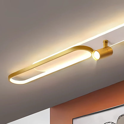 LED -csillár Fisso Camilla állítható kivetítővel, 69W, hideg/forró/semleges fény, fényes arany