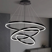 Pagano 46W felfüggesztett LED, hideg/forró/semleges fény, instabil, fekete, állítható magasság