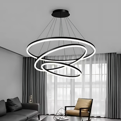 Pagano 46W felfüggesztett LED, hideg/forró/semleges fény, instabil, fekete, állítható magasság