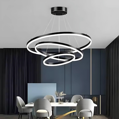 Pagano 46W felfüggesztett LED, hideg/forró/semleges fény, instabil, fekete, állítható magasság