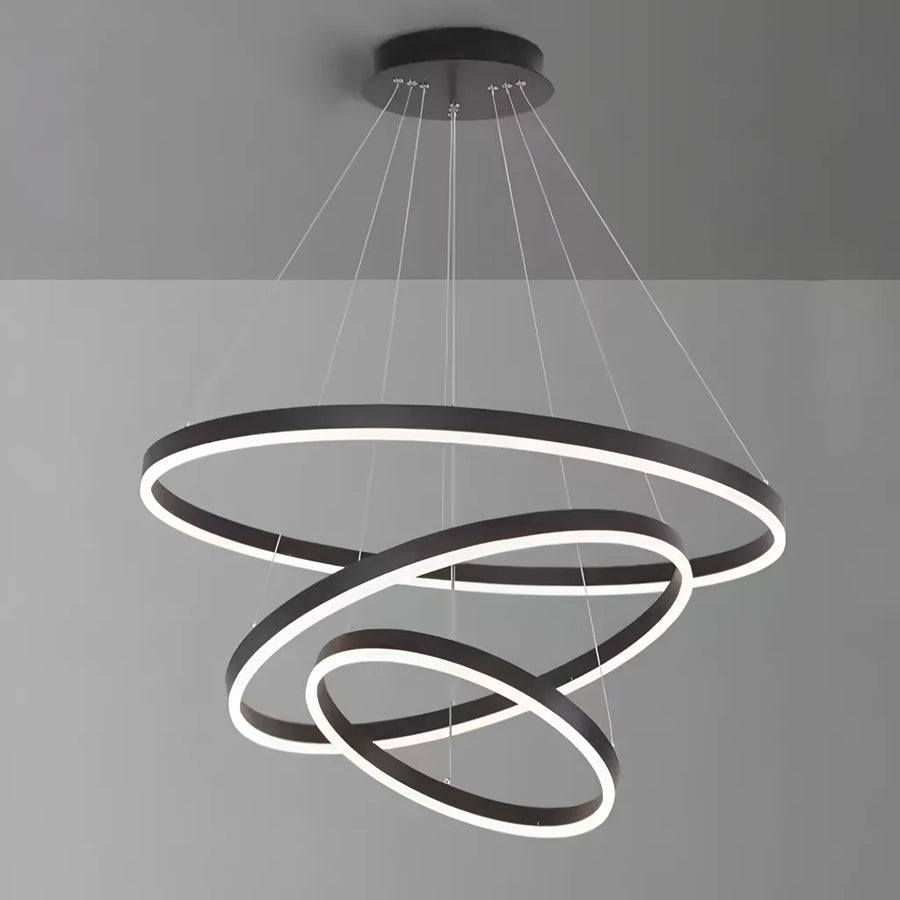 Pagano 46W felfüggesztett LED, hideg/forró/semleges fény, instabil, fekete, állítható magasság