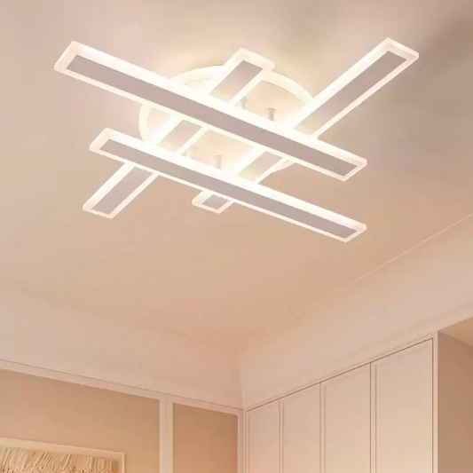 LED -csillár Shawn távirányítóval, lineáris, 85W, hideg/forró/semleges fény, instabil, fehér