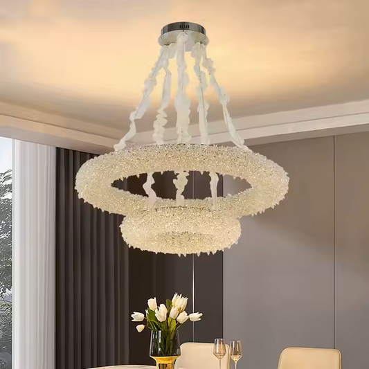Crystal Chandelier, Hohenzollern Imperio, 59W, 100 cm átmérőjű, hideg/forró/semleges fény, arany, állítható magasság
