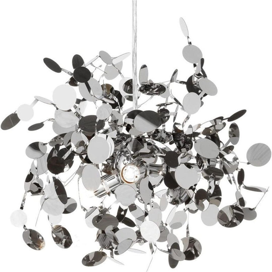 Modern csillár, Capricio Allegro, 2XE14, 40 cm átmérőjű, fényes króm, állítható magasság