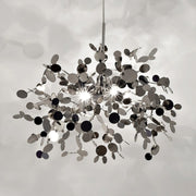 Modern csillár, Capricio Allegro, 2XE14, 40 cm átmérőjű, fényes króm, állítható magasság