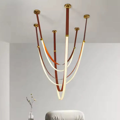 Candelabru Modern, LED, ARIA Largo, 36W, lumina Neutra, Maro