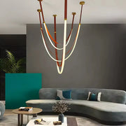 Candelabru Modern, LED, ARIA Largo, 36W, lumina Neutra, Maro