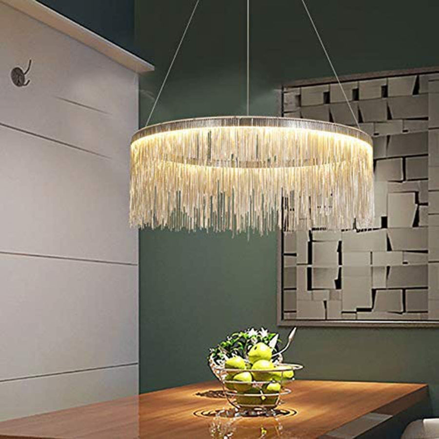 LED -vágy felfüggesztve a Magnus Illumina távirányítót, 32W, hideg/forró/semleges fény, instabil, fényes króm