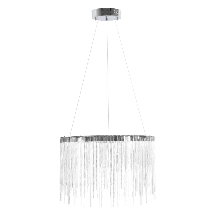 LED -vágy felfüggesztve a Magnus Illumina távirányítót, 32W, hideg/forró/semleges fény, instabil, fényes króm
