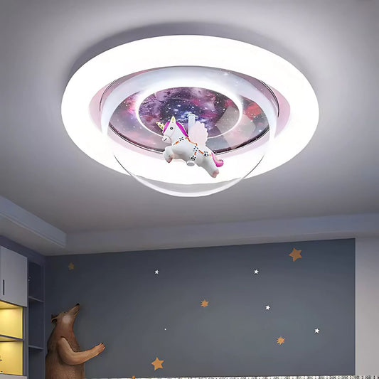 LED LED Unicorn, 104W, hideg/forró/semleges fény, rózsaszín