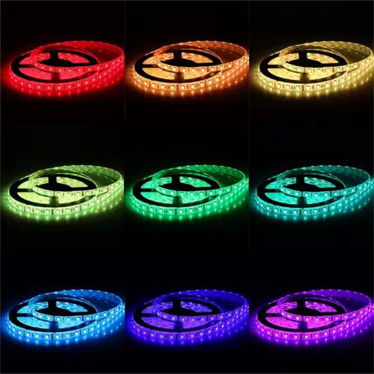 LED Band Kit 5050 5M távirányítóval, RGB, 10W/M, 5M, IP44