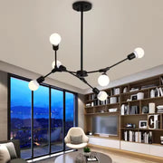 Architek Hexa Lust, 6 x E27, fekete, fém