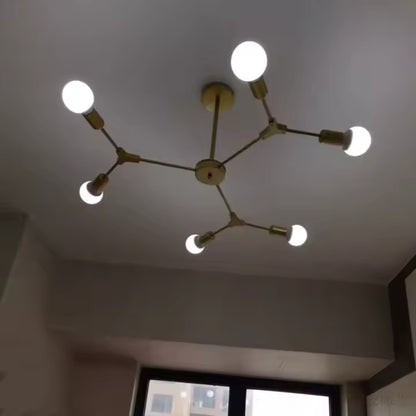 Architek Hexa Lust, 6 x E27, fekete, fém