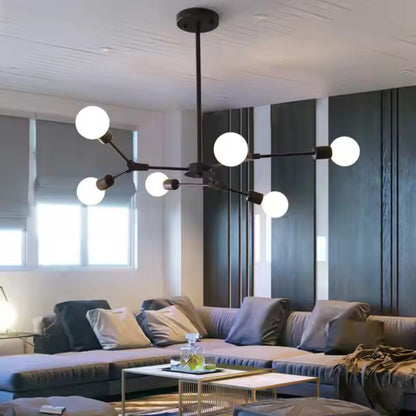 Architek Hexa Lust, 6 x E27, fekete, fém