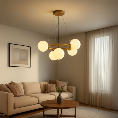 Roberto Chandelier, 5x G9, arany, fém, állítható magasság