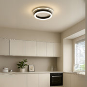 Modern 24W LED -es csillár, 20 cm átmérőjű, kerek, hideg/forró/semleges fény, fekete