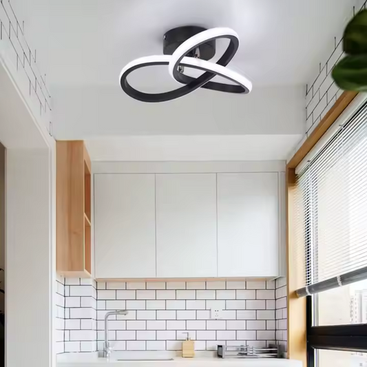 LED LED Vertex Infinitum 26W, hideg/forró/semleges fény, fekete