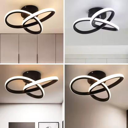 LED LED Vertex Infinitum 26W, hideg/forró/semleges fény, fekete