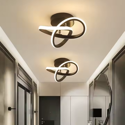 LED LED Vertex Infinitum 26W, hideg/forró/semleges fény, fekete