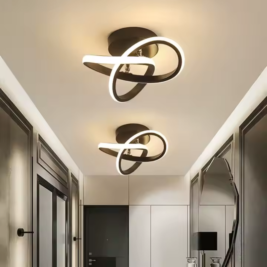 LED LED Vertex Infinitum 26W, hideg/forró/semleges fény, fekete
