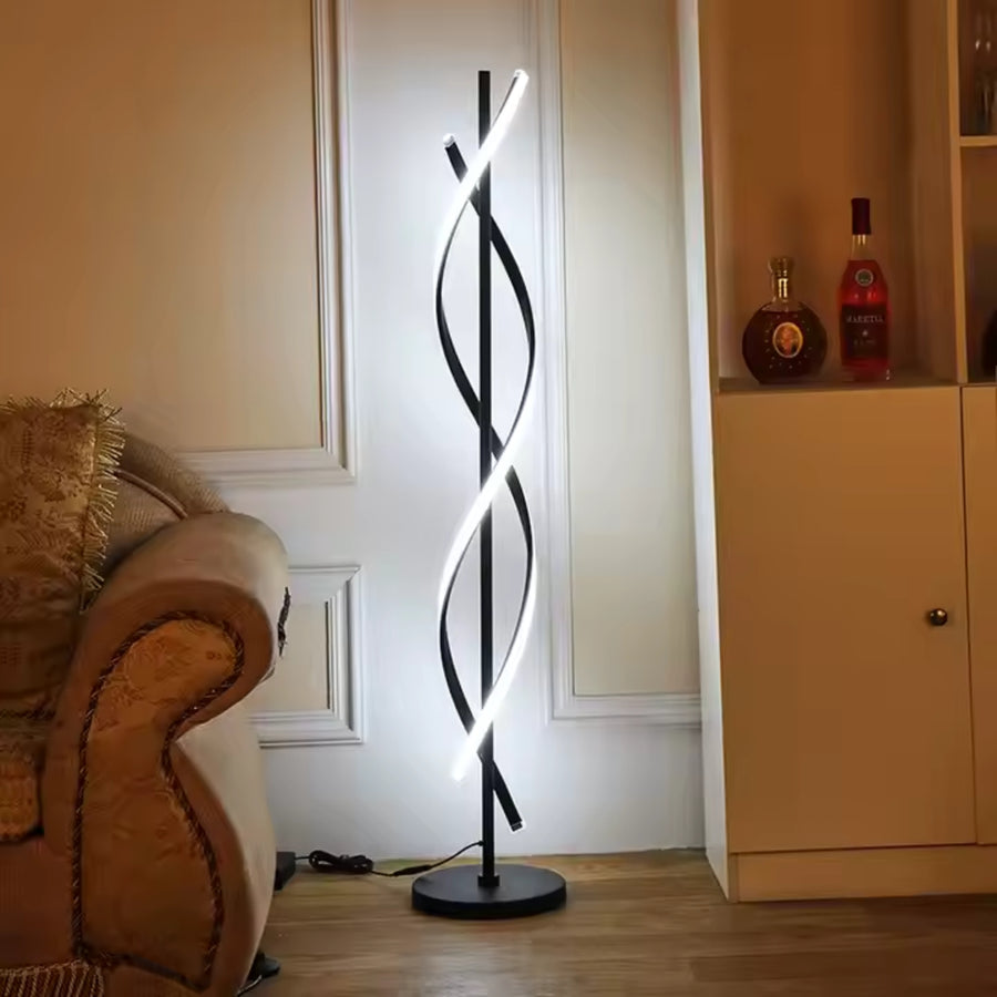 LED LED UPSILON, 48W, 3000K/4000K/6000K, fém és akril, fekete