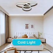LED -csillár távirányítóval Ecaterina 59W, hideg/forró/semleges fény, under, fekete, állítható magasság