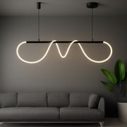LED -vágy Divino -val, 24W, Dimable, 4000K, fekete