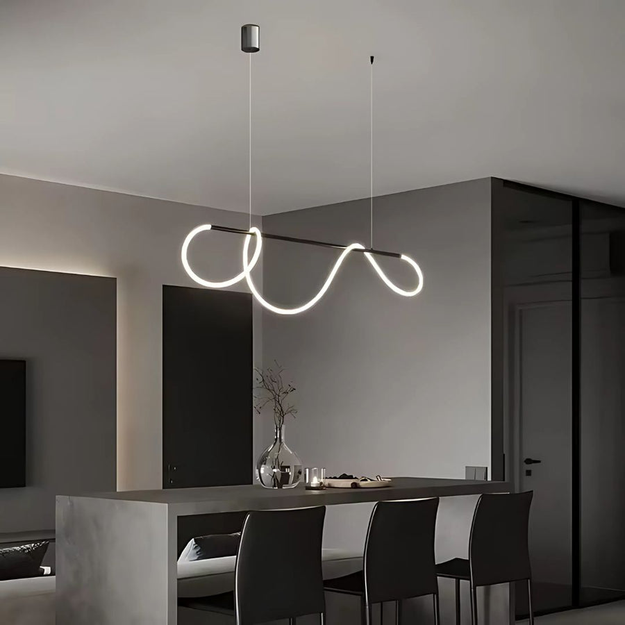 LED -vágy Divino -val, 24W, Dimable, 4000K, fekete