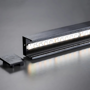 LED -csillár Aroldo távirányítóval, 63W, 6 elem, lineáris, hideg/forró/semleges fény, instabil, fekete