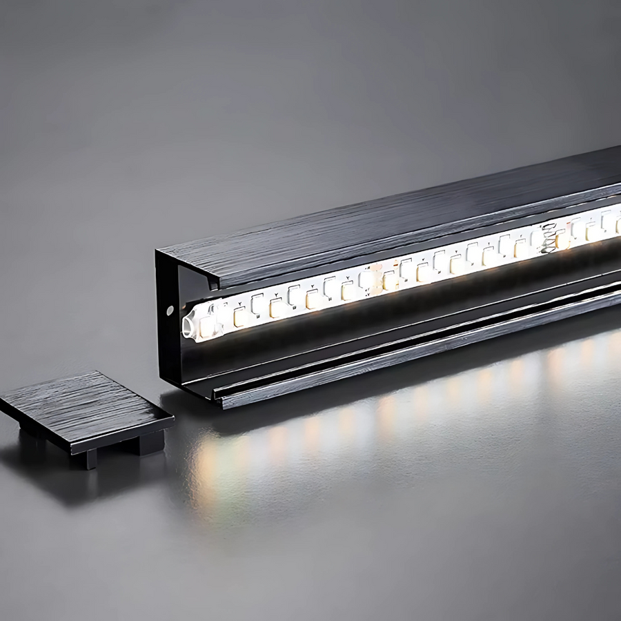 LED -csillár Aroldo távirányítóval, 63W, 6 elem, lineáris, hideg/forró/semleges fény, instabil, fekete