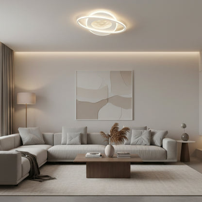 LED -csillár Volta 125W távirányítóval, ovális, hideg/forró/semleges fény, instabil, fehér