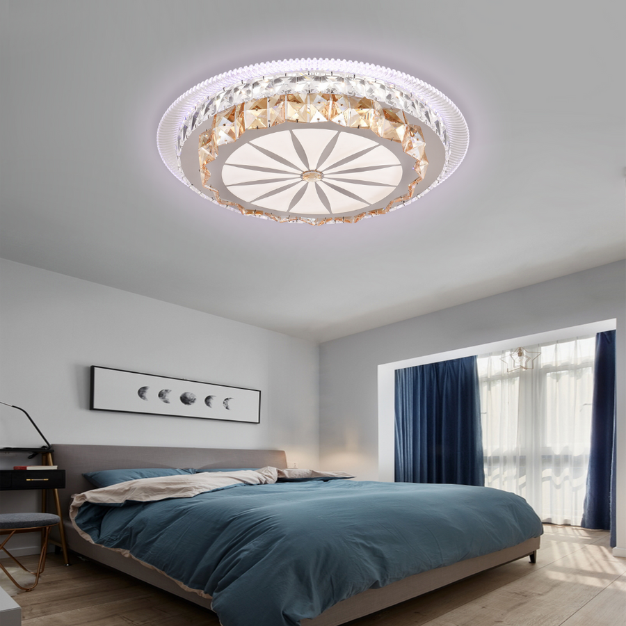 LED -csillár Davide RGB 70W távirányítóval, kék/hideg/meleg, fehér fény, fehér
