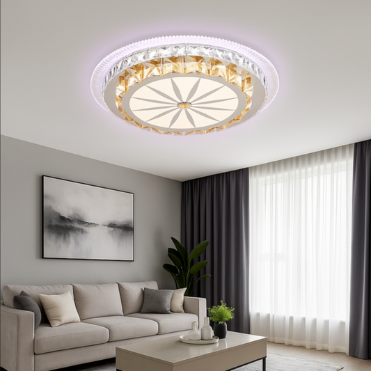 LED -csillár Davide RGB 70W távirányítóval, kék/hideg/meleg, fehér fény, fehér