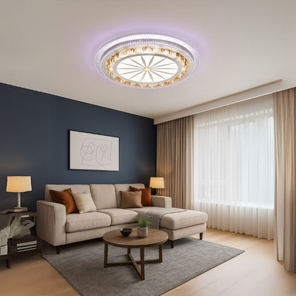 LED -csillár Davide RGB 70W távirányítóval, kék/hideg/meleg, fehér fény, fehér