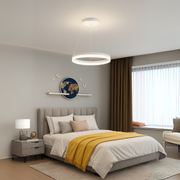 LED -csillár távirányítóval Anina 33W, hideg/forró/semleges fény, instabil, fehér, állítható magasság