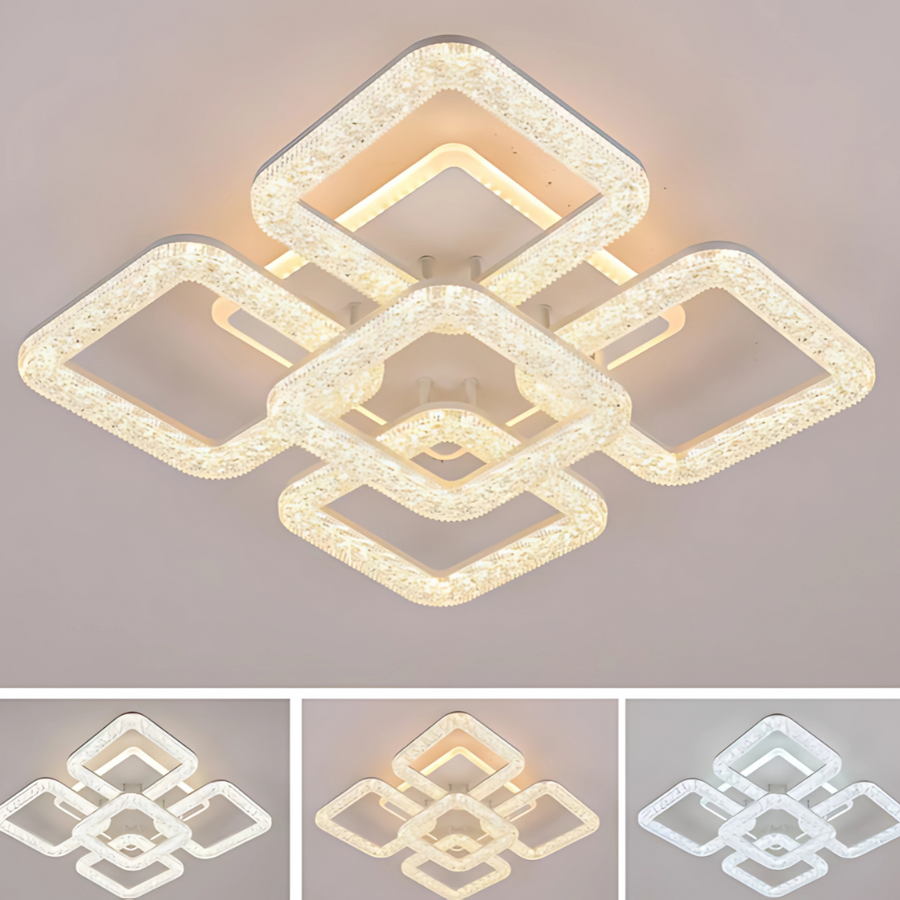 LED LED LED Astrid távirányítóval, 114W, dimablázható, fehér