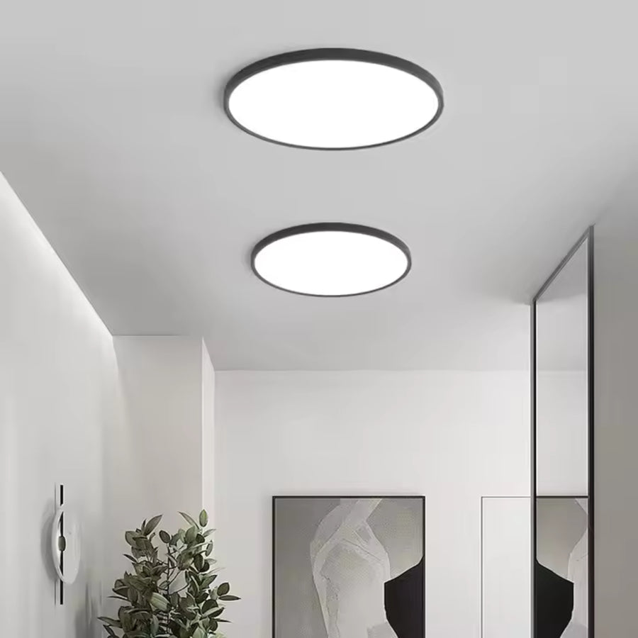 LED Solis 37cm 33W mennyezet semleges fekete fény