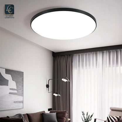LED Solis 37cm 33W mennyezet semleges fekete fény